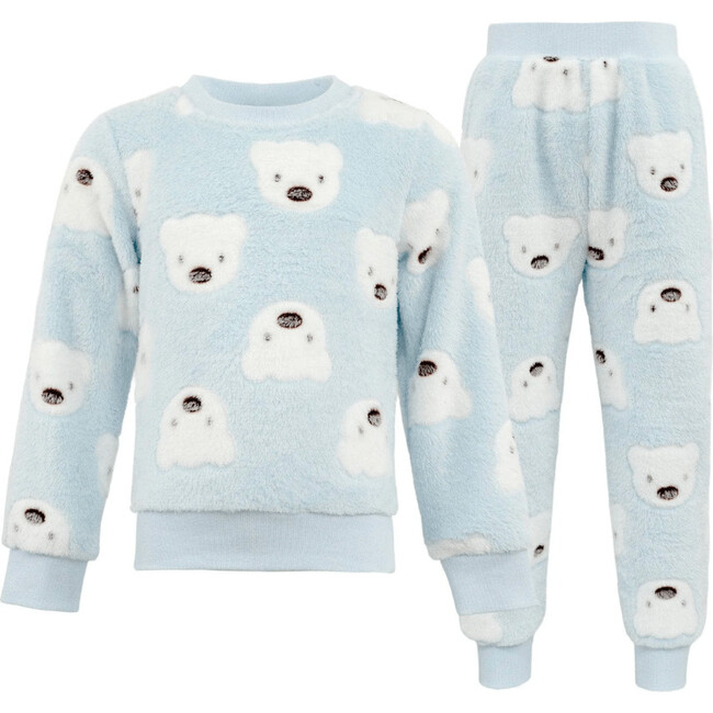 Baby Blue Bear Fuzzy Set