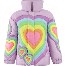 Rainbow Heart Puffer