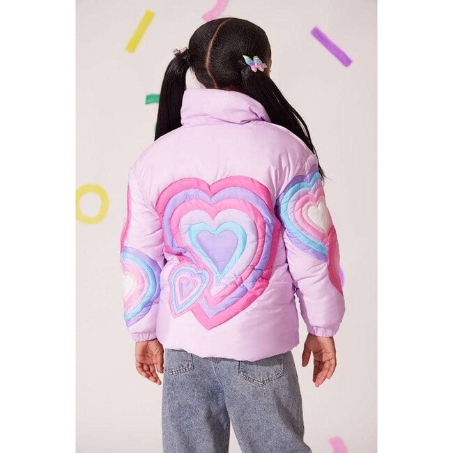 Rainbow Heart Puffer - Jackets - 2