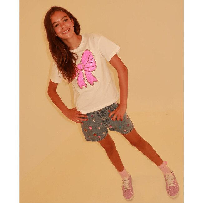 Pinky Big Bow T-shirt - T-Shirts - 6