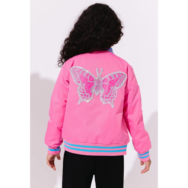 Crystal Butterfly Patch Jacket - Jackets - 4