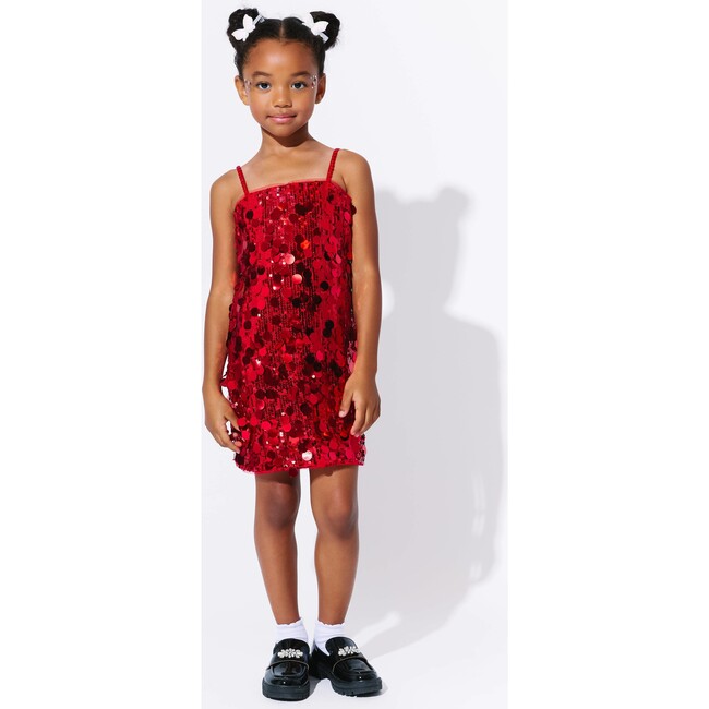 Paillette Ruby Party Dress - Dresses - 3
