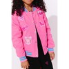 Crystal Butterfly Patch Jacket - Jackets - 5