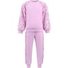 Lavender Sequin Joggers Set - Mixed Apparel Set - 1 - thumbnail