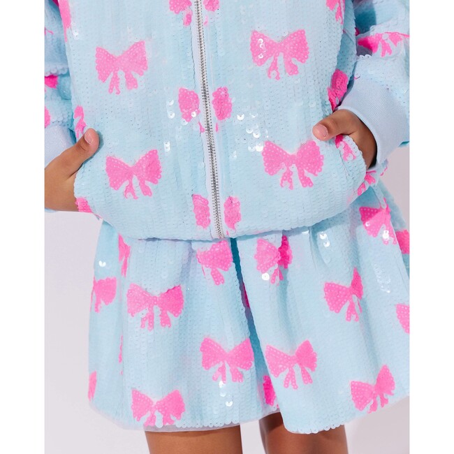 Pretty in Bows Sequin Bomber - Jackets - 4