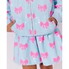 Pretty in Bows Sequin Bomber - Jackets - 4