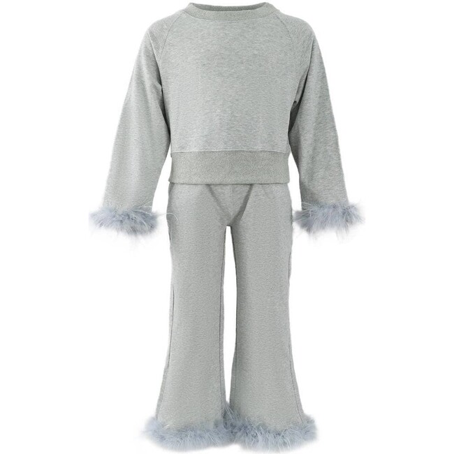 Grey Feather Athletic Set