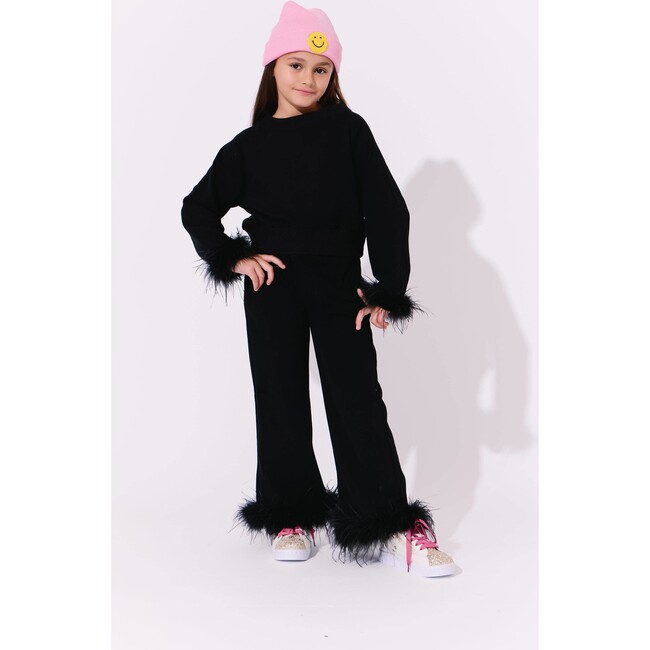 Black Feather Athletic Set - Mixed Apparel Set - 2