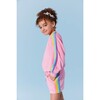 Pink Rainbow Sequin Stripe Short Set - Mixed Apparel Set - 3