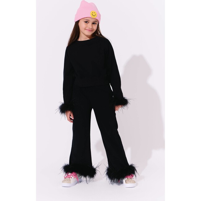 Black Feather Athletic Set - Mixed Apparel Set - 3