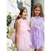 Lavender Haze Feather Dress - Dresses - 4