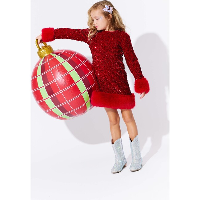 Ruby Shimmer Dress - Dresses - 4