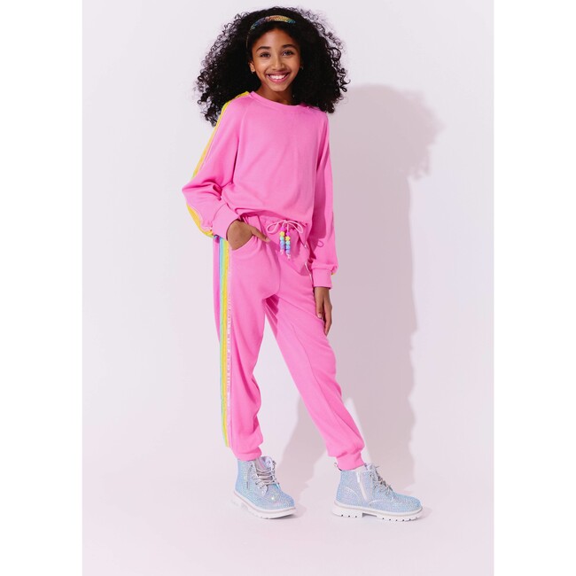 Pink Rainbow Sequin Set - Mixed Apparel Set - 4