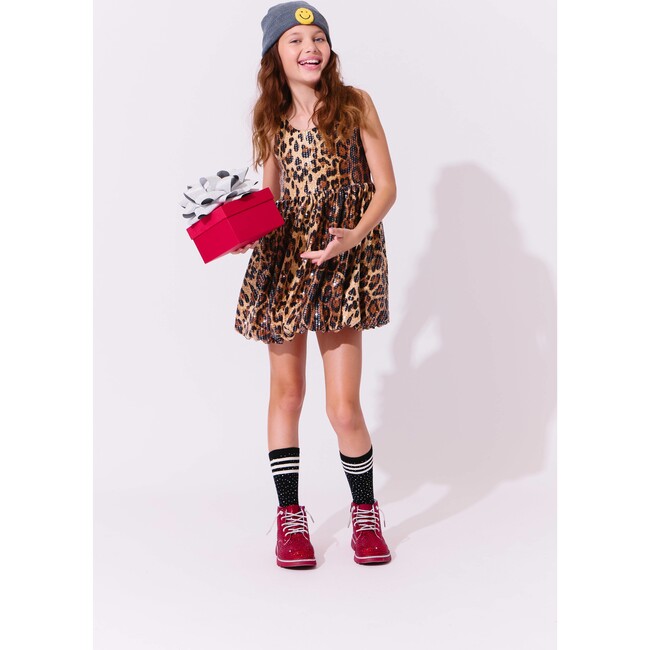Sequin Leopard Bubble Dress - Dresses - 3
