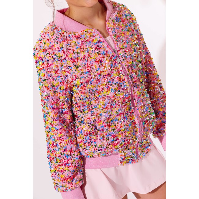 Confetti Shimmer Party Bomber - Jackets - 5