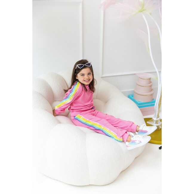 Pink Rainbow Sequin Set - Mixed Apparel Set - 5