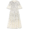 Tabitha Sequin Maxi Dress, Crème - Dresses - 1 - thumbnail