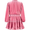 Symphony Velvet Mini Dress, Pink - Dresses - 2