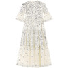 Tabitha Sequin Maxi Dress, Crème - Dresses - 2