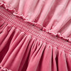 Symphony Velvet Mini Dress, Pink - Dresses - 5