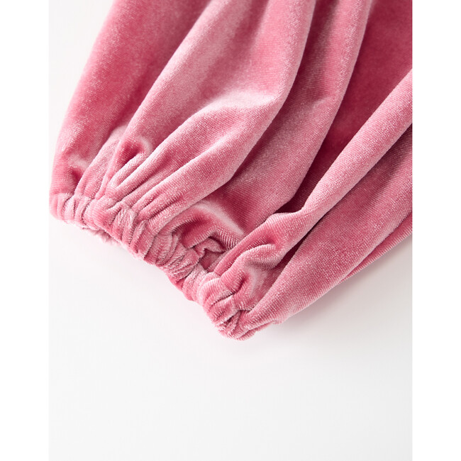 Symphony Velvet Mini Dress, Pink - Dresses - 6