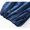 Symphony Velvet Mini Dress, Blue - Dresses - 7