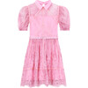 Monroe Lace Mini Dress, Candy Pink - Dresses - 1 - thumbnail