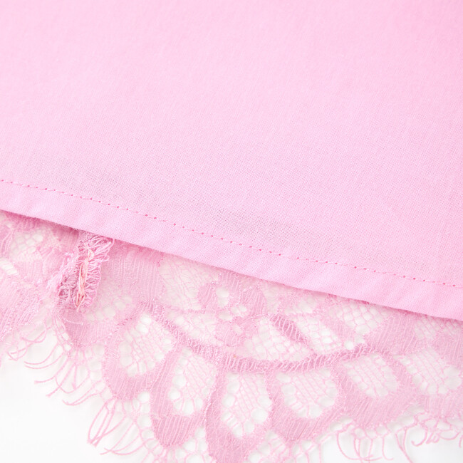 Monroe Lace Mini Dress, Candy Pink - Dresses - 7