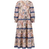 Melody Long Sleeve Maxi Dress, Floral - Dresses - 1 - thumbnail
