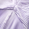 Julie Mini Dress, Metalic Lavendar - Dresses - 3