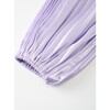 Julie Mini Dress, Metalic Lavendar - Dresses - 4