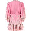Charm Embroidered Mini Dress, Rose Pink - Dresses - 2