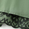 Charm Embroidered Mini Dress, Khaki - Dresses - 6
