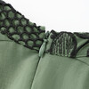 Charm Embroidered Mini Dress, Khaki - Dresses - 7