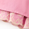 Charm Embroidered Mini Dress, Rose Pink - Dresses - 6