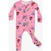 PAW Patrol: Varsity Pink Bamboo Convertible Footie, Pink - Footie Pajamas - 1 - thumbnail