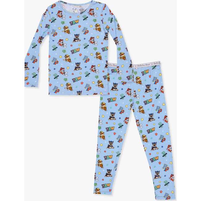 PAW Patrol: Varsity Blue Bamboo Kids Pajamas, Blue