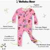 PAW Patrol: Varsity Pink Bamboo Convertible Footie, Pink - Footie Pajamas - 2
