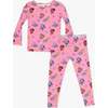 PAW Patrol: Varsity Pink Bamboo Kids Pajamas, Pink - Pajamas - 1 - thumbnail