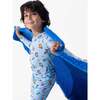 PAW Patrol: Varsity Blue Bamboo Kids Pajamas, Blue - Pajamas - 3