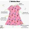 PAW Patrol: Varsity Pink Bamboo Girls' Short Sleeve Dress, Pink - Dresses - 2