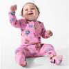 PAW Patrol: Varsity Pink Bamboo Convertible Footie, Pink - Footie Pajamas - 7
