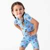 PAW Patrol: Varsity Blue Bamboo Kids Pajama Short Set, Blue - Pajamas - 3