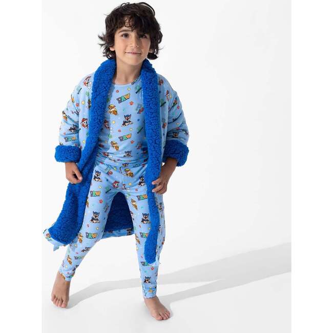 PAW Patrol: Varsity Blue Bamboo Kids Pajamas, Blue - Pajamas - 5