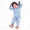 PAW Patrol: Varsity Blue Bamboo Convertible Footie, Blue - Footie Pajamas - 7