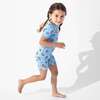 PAW Patrol: Varsity Blue Bamboo Kids Pajama Short Set, Blue - Pajamas - 4