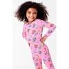 PAW Patrol: Varsity Pink Bamboo Kids Pajamas, Pink - Pajamas - 7