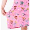 PAW Patrol: Varsity Pink Bamboo Girls' Short Sleeve Dress, Pink - Dresses - 7