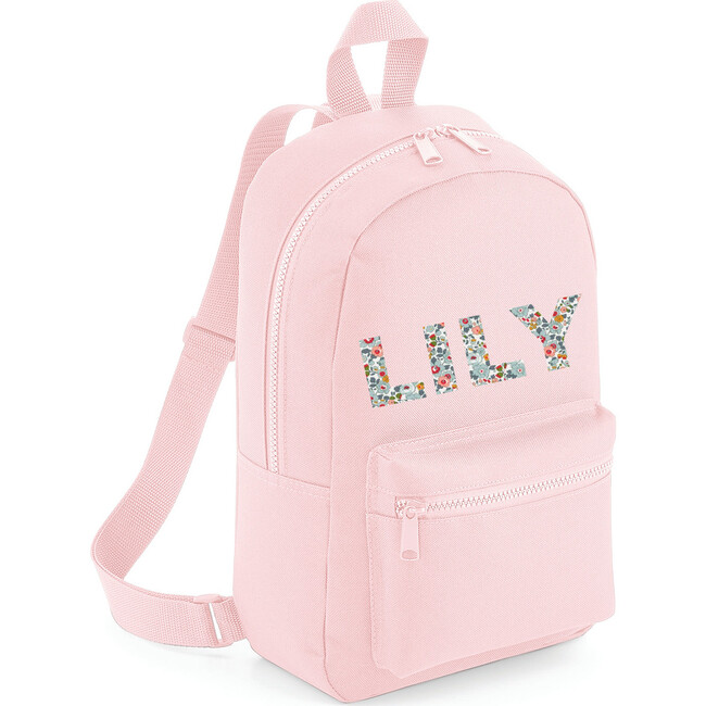 Liberty of London Personalised Name Mini Backpack, Pink