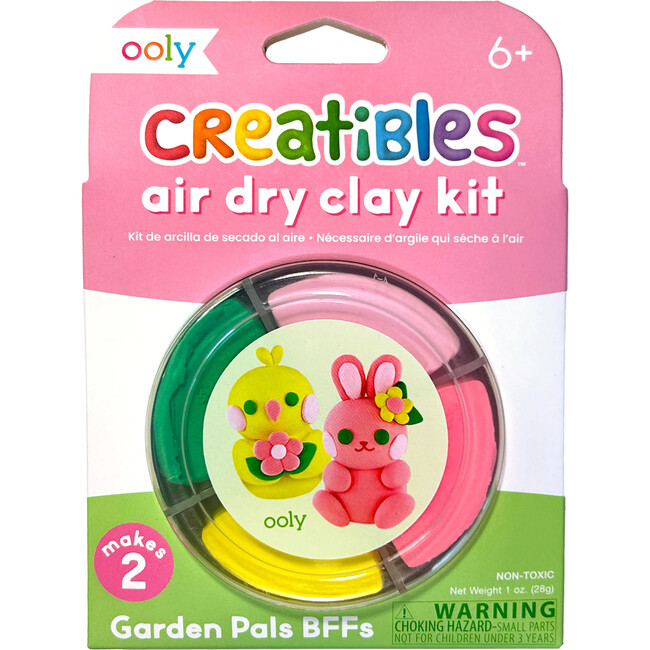 Creatibles Mini Air Dry Clay Kit Garden Pals